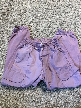 Zara Kids Purple Cargo Jogger Pants